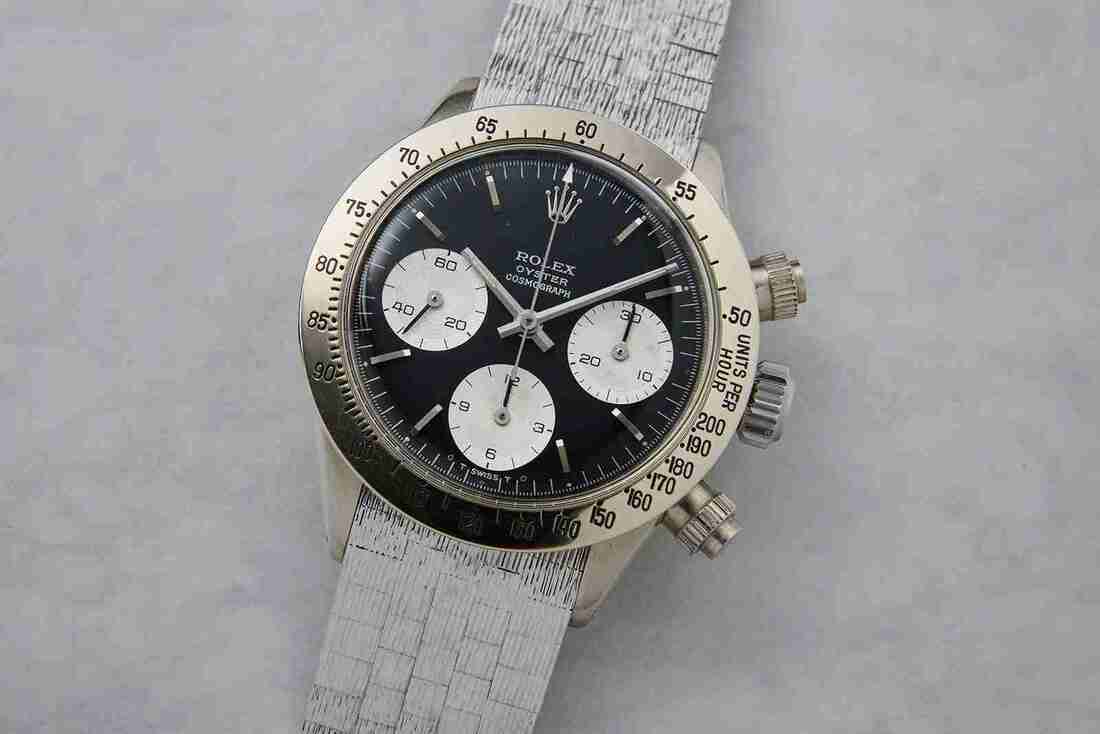 Introducing The Replica Rolex Cosmograph Daytona 18K White Gold 6265 Watch 1