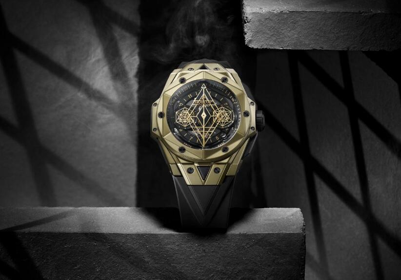 Limited Edition Replica Hublot Big Bang Unico Sang Bleu II Magic Gold Watches 1