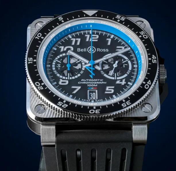 Replica Bell & Ross BR03-94 A521 Automatic Chronograph Alpine F1 Edition 42mm Watch Review 1